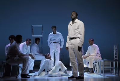 Joshua Henry and the company Photo